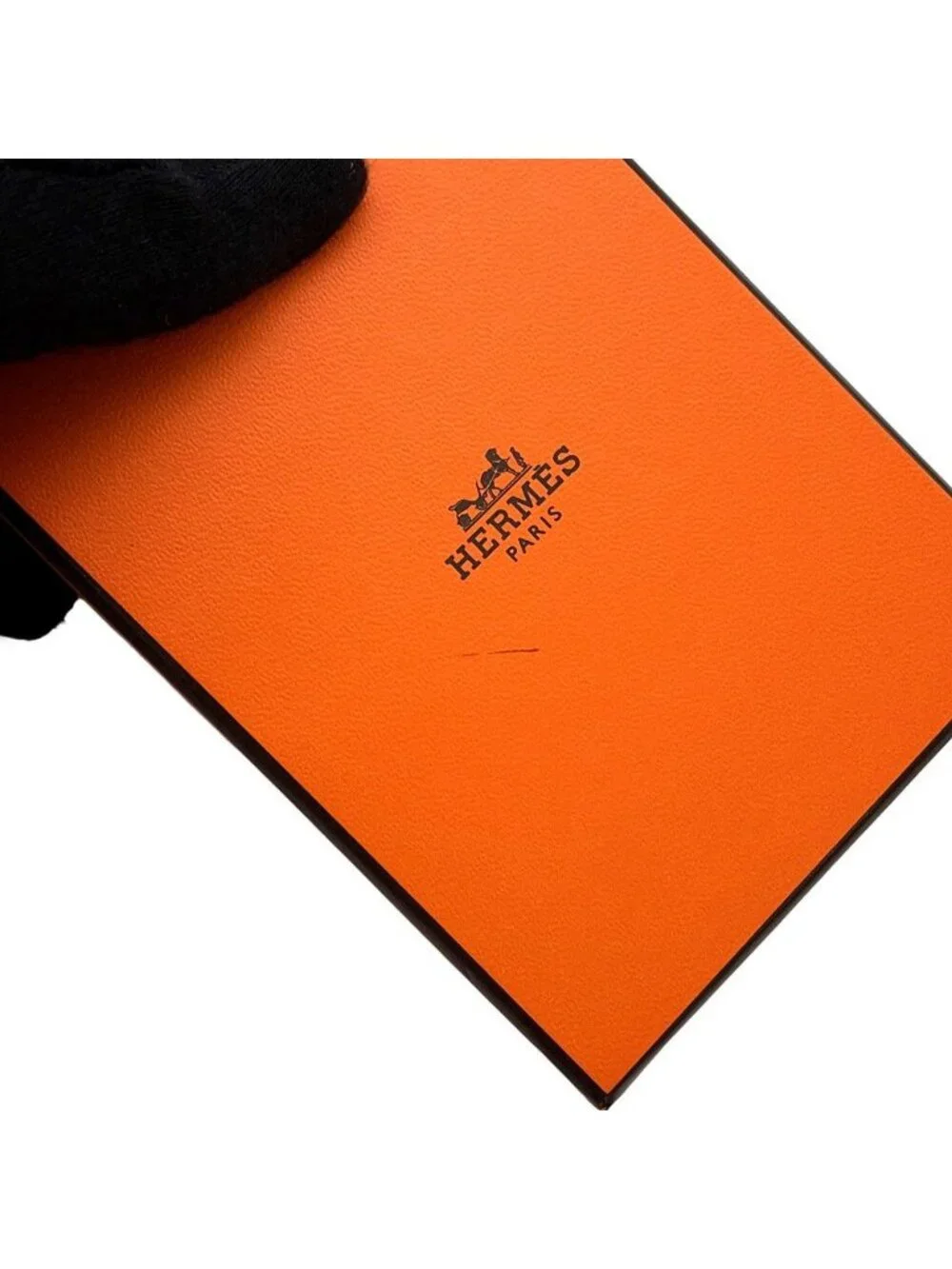 Hermes Card Case Pocket Black Epsom Business Holder